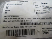 Idec RH1B-UDC24V Relay Lot of 4!