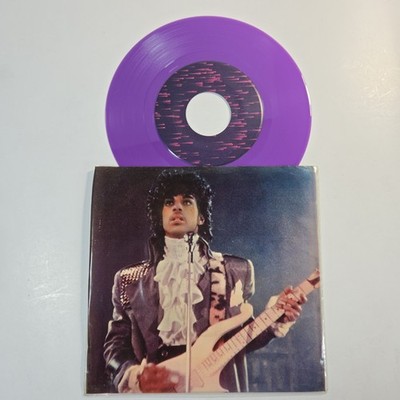 Prince ''Purple Rain'' Purple 45 Vg+ Tested Picture Sleeve Rare 1984
