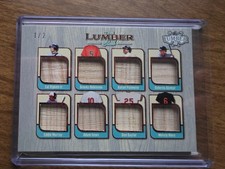 ORIOLES - RIPKEN / MURRAY / ALOMAR/ ROBINSON - LUMBER CLUB GAME USED BATS #d 1/2