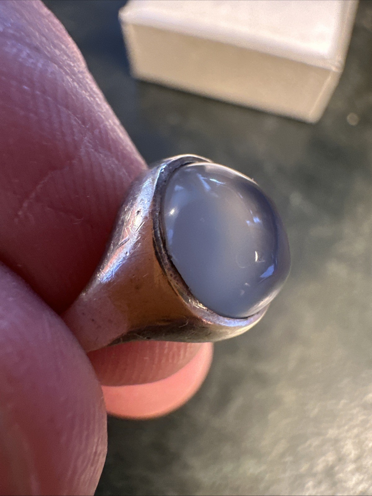 Cast Solid Sterling Silver Cabochon Moonstone Med… - image 17