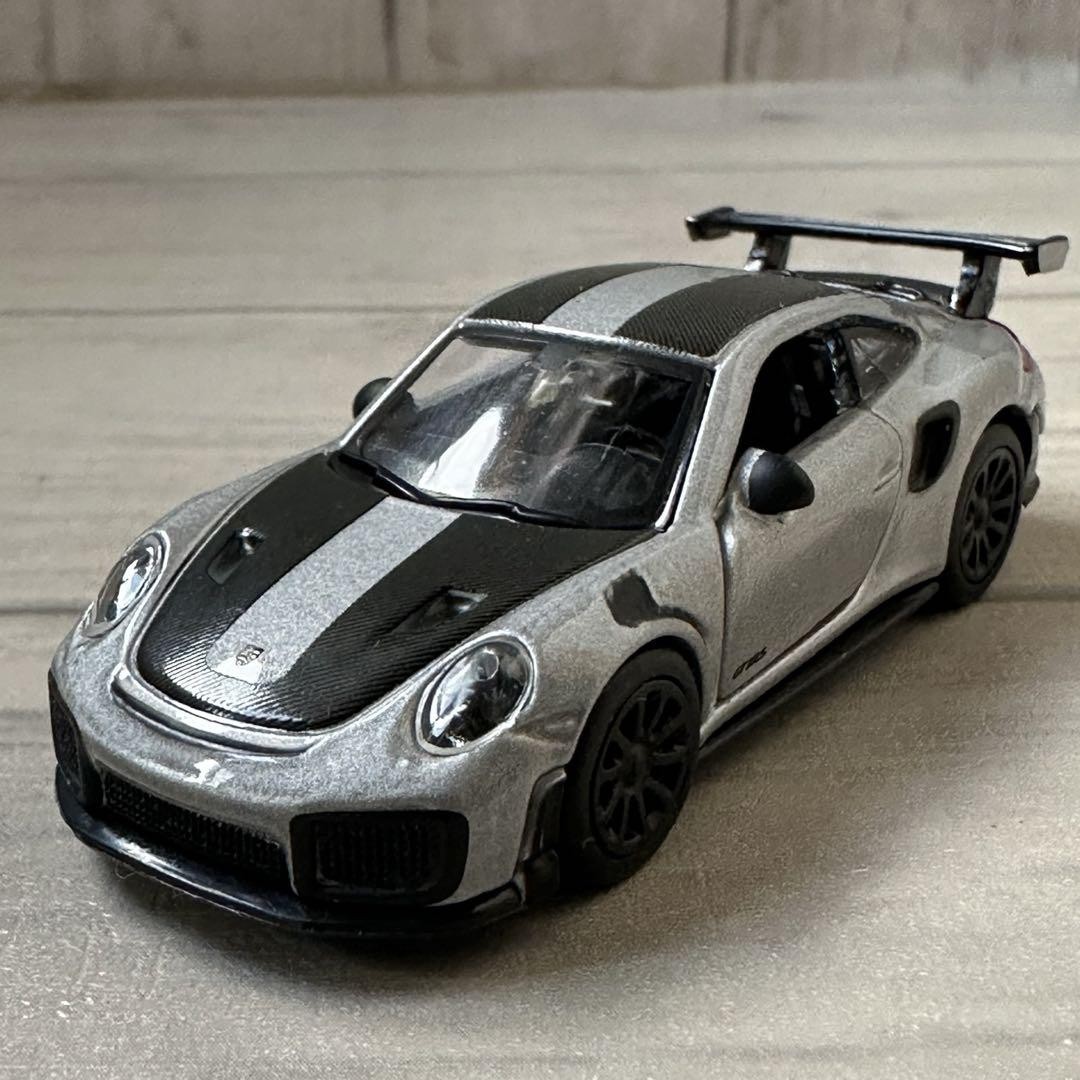 1/64 Porsche 911 Gt2 Rs Minicar Silver Black | eBay