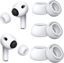 Foam-Infused Ear Tips Replacement Compatible with AirPods Pro 3 2025 , Superior