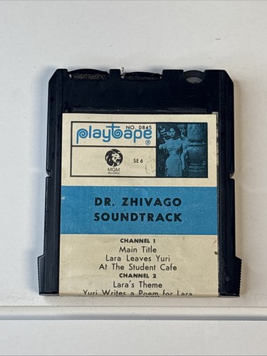 Vintage Playtape “Dr. Zhivago Soundtrack” 2-Track Tape UNTESTED