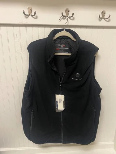 Venustas Heated Fleece Vest Mens XL With Battery Pack - product listing photo