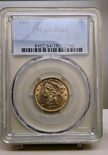 1901 Liberty Half Eagle — photo from the most recent tracked eBay sale