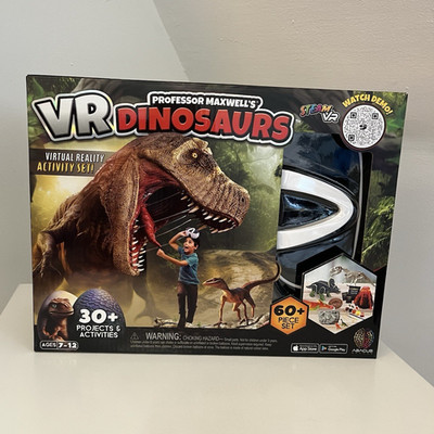 Professor Maxwell's VR Dinosaurs Aktivitätsset 60+ Teile, 30+ Aktivitäten STEM