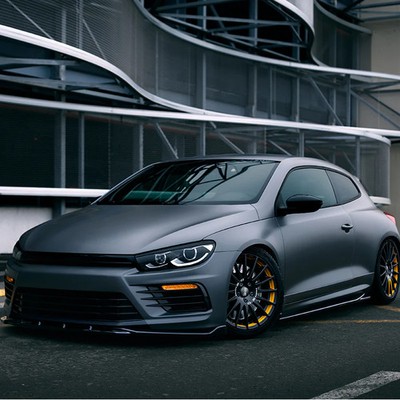 Frontlippe kompatibel mit VW VOLKSWAGEN Scirocco R MK3 Facelift 2014-2017