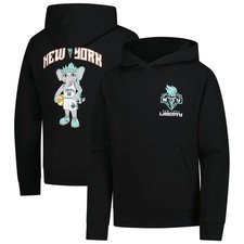 Youth OuterstuffBlack New York Liberty Ellie Standing Mascot Hoodie