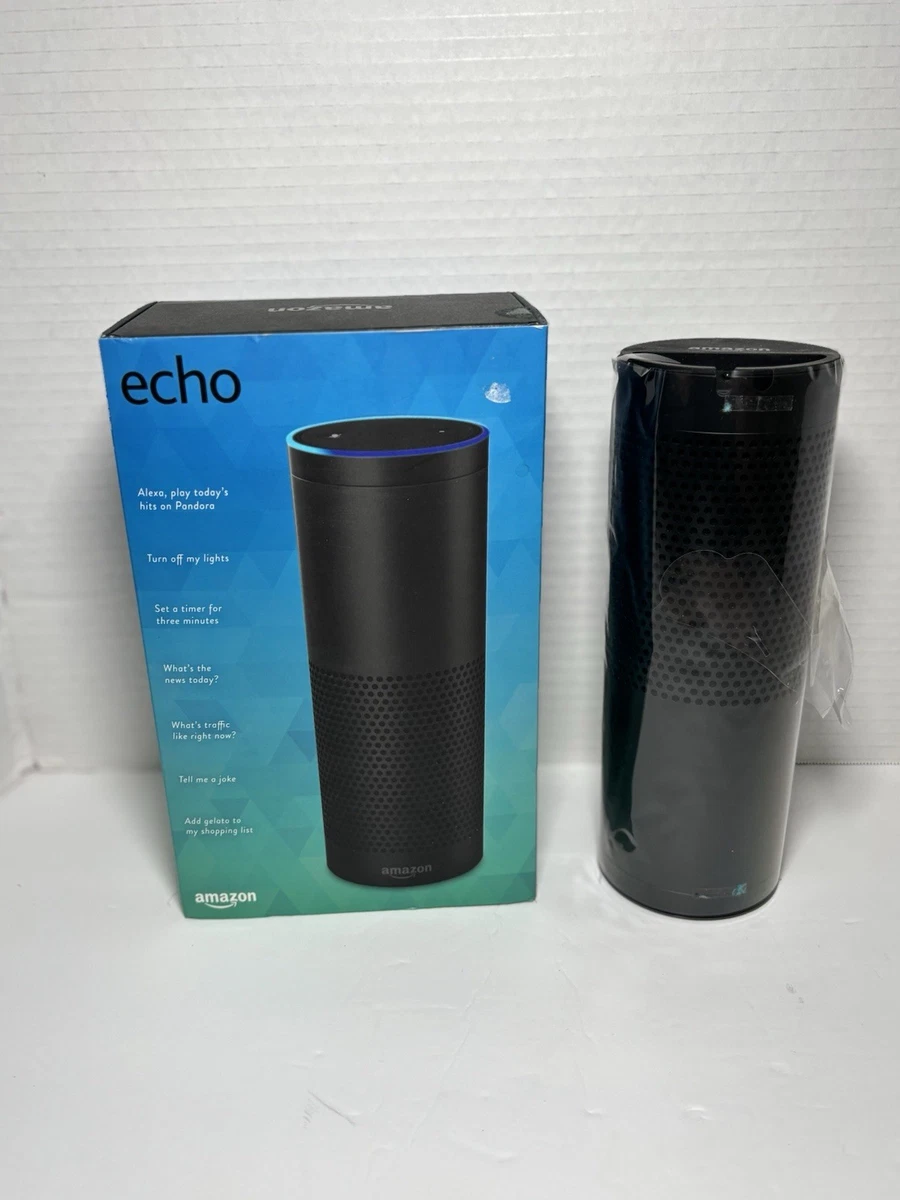 Amazon Echo (1st Generation) Alexa Black Smart Speakers for sale