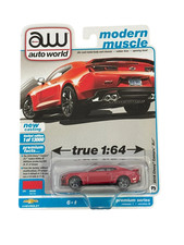 Auto World 1:64 Modern Muscle 2018 Chevy Camaro ZL1 Diecast Model Red