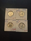 4 Beautiful Uncirculated 1957 D Silver Washington Quarter Coin Collection