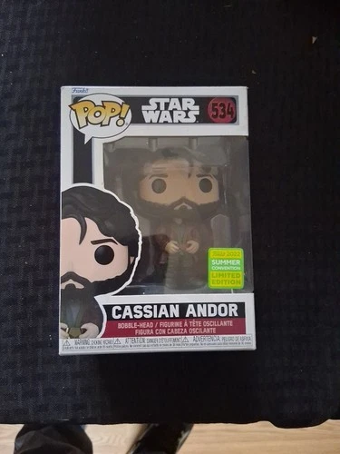 Funko Pop! Vinyl: Star Wars - Cassian Andor #534 CON W/ Protector