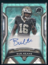 Bub Means Resurgence Rookie Signatures Aqua Surge /249 2024 Topps #RRS-BM