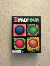 Needoh Teenie 4 Pack Nee Doh Fab Four New Factory Sealed Color Ripple Glow Swirl