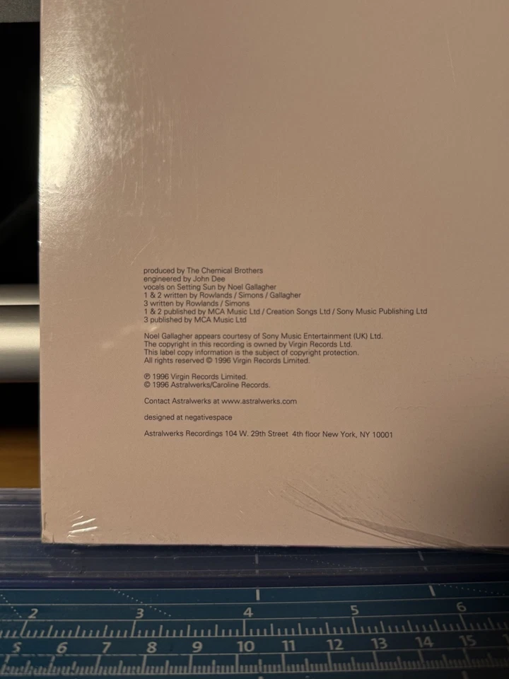 Chemical Brothers – Setting Sun 12″ Vinyl Promo Freestyle Dust exit planet 1996 Foto 4 de 4