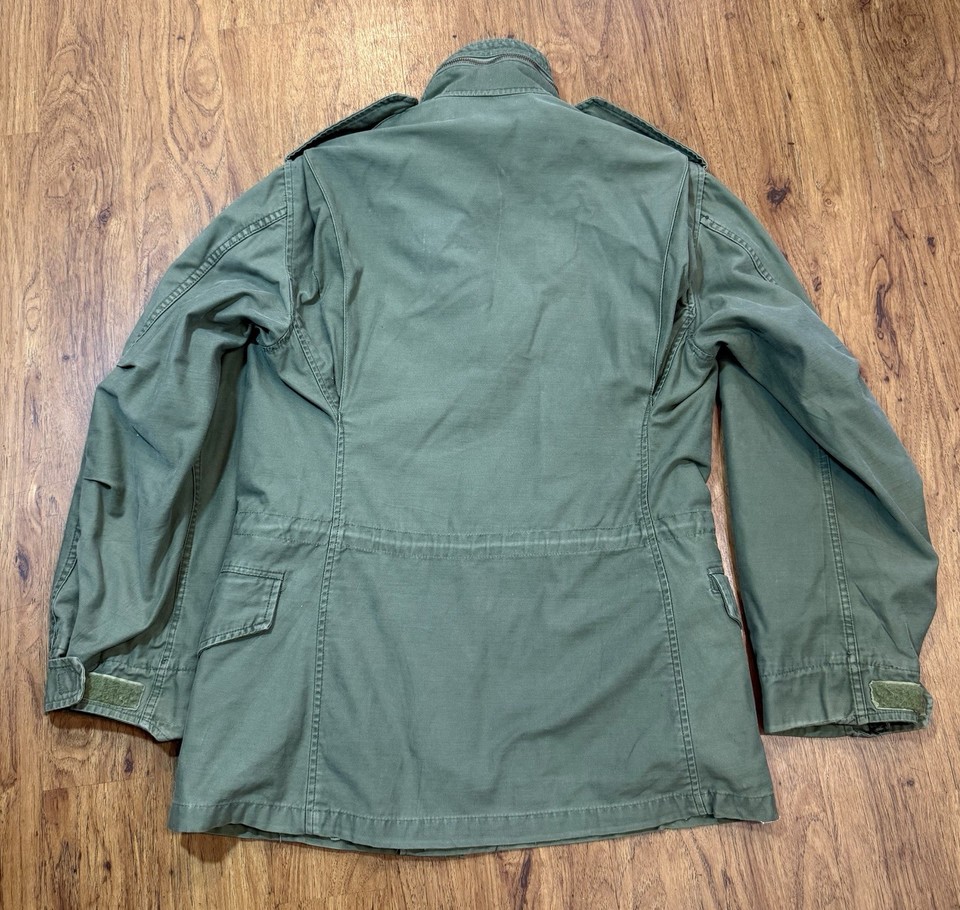 Vintage 1965 M-65 Military Field Jacket Army Green Lined 100% Authentic ...