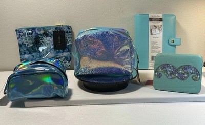 Brand New 5-Piece Forever 21 & Target Xhilaration Holographic Accessory Bags NWT