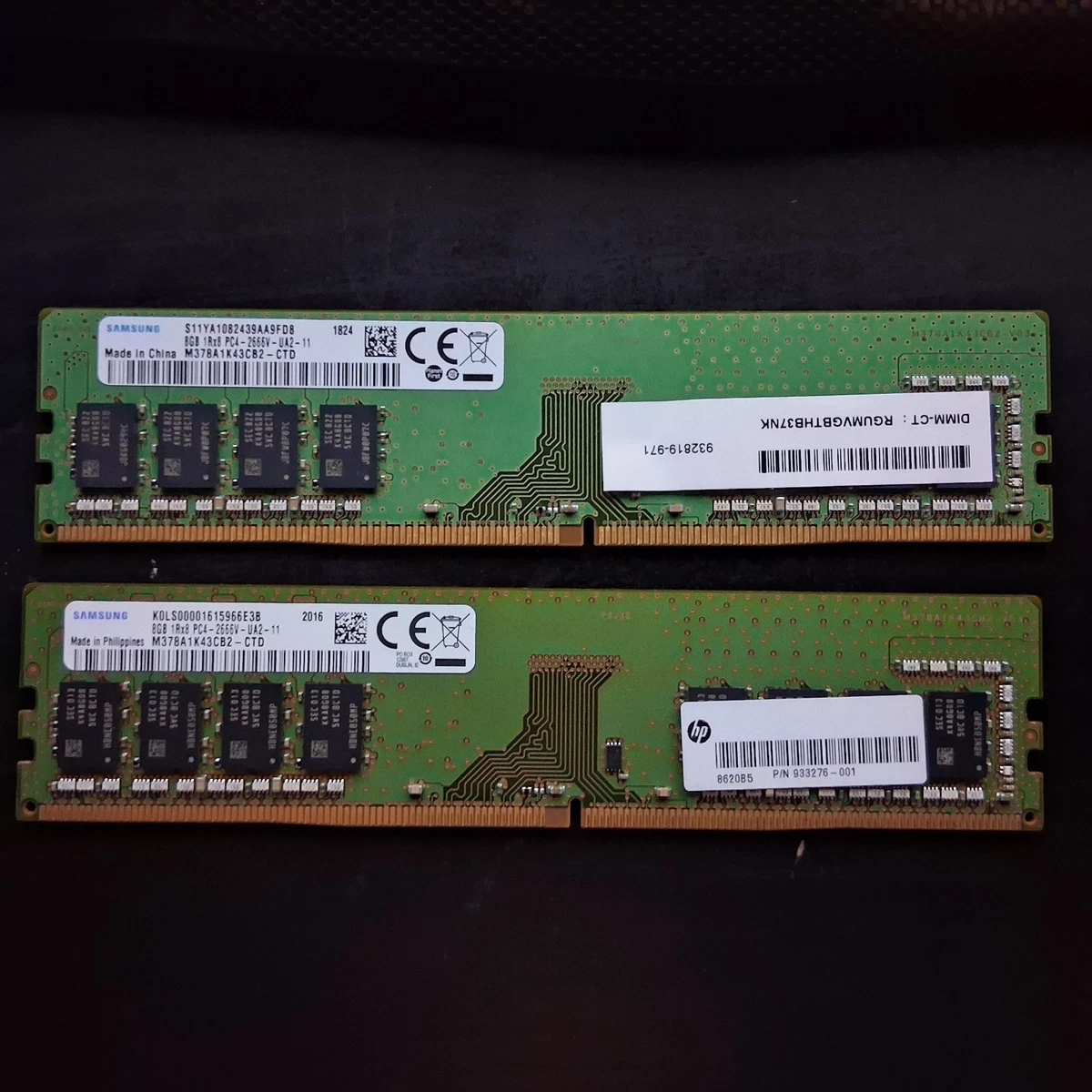 Samsung DDR4 SDRAM 8 GB Capacity per Module DIMM Computer Memory
