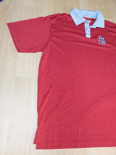 Columbia Golf Shirt Polo Men's Large St. Louis Cardinals Baseball MLB - Picture 2 of 12