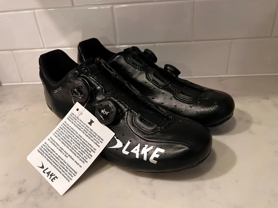 ZAPATOS DE CICLISMO LAKE CX332 NEGROS 44.5 NUEVOS SIN CAJA Foto 4 de 4