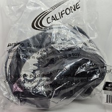 Califone 3066AV 3.5mm Wired Multimedia Headset With Boom Microphone New. Black