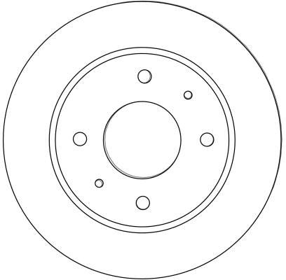 Disque de frein TRW DF4463 avant ventilé pour freinage de Mitsubishi Colt VI CZC