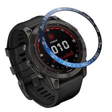 Metal Watch Bezel Protective Bezel Etched Bezel Insert Part for Garmin Fenix 7X