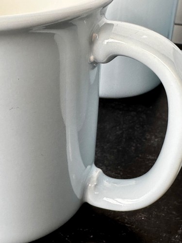 4 Pagnossin “P” Italy Robins Egg Blue Mugs Coastal - Imagen 4 de 6