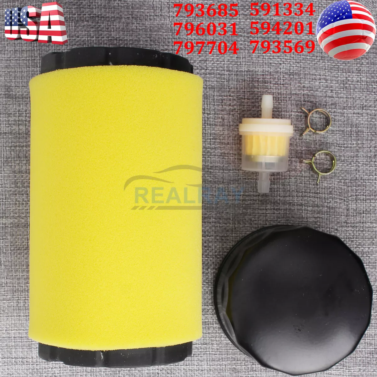 Air Filter Fuel Filter For Craftsman Model 917.203830 Lawn Tractor