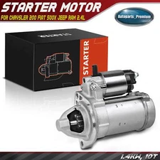 Starter Motor for Chrysler 200 15-17 Fiat 500X Jeep Ram L4 2.4L 12V 1.4KW CW 10T