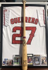***Vladimir Guerrero*** Autographed Full Size MLB bat Angels Orioles Nationals