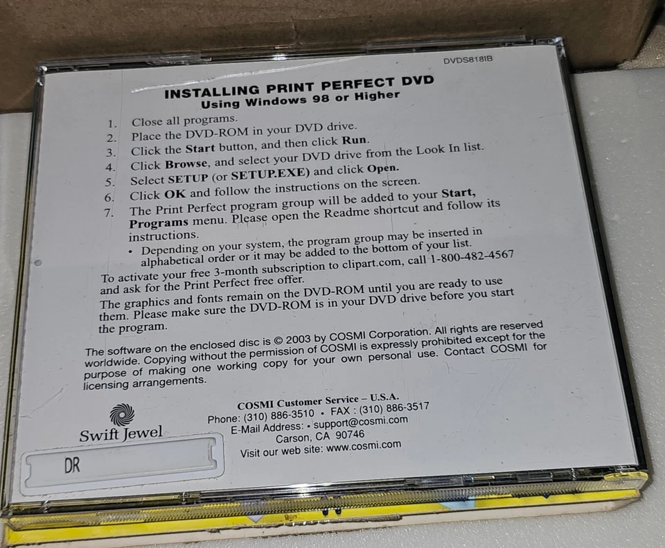 Cosmi Print Perfect 60K Clip Art - 7500 Photos - 1000 Templates- 500 Fonts - Dvd - Image 4 of 4