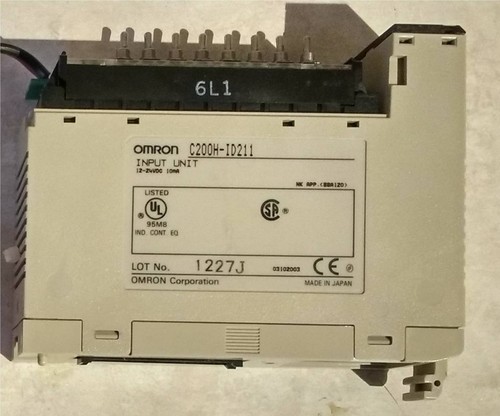 Omron 8 Punkt Relais Eingabeeinheit C200H-ID211 mit C200H-ETLOI Schalter SPS - Bild 2 von 2