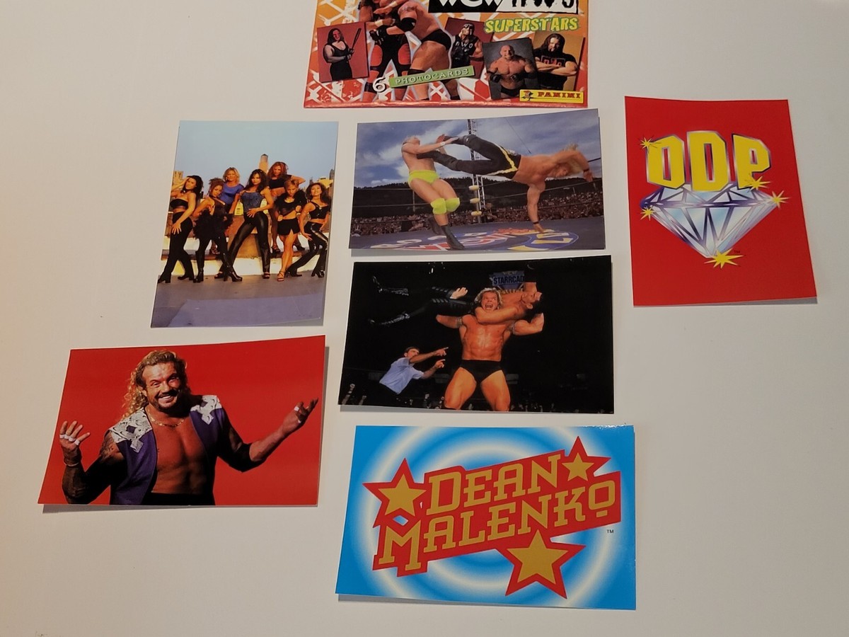 WCWフォトカードセット 1X New Vintage 1998 PANINI WCW/NWO SUPERSTARS SEALED PACK OF