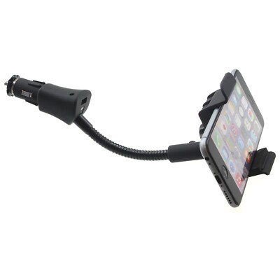 For Samsung Galaxy S24/Ultra/Plus - Charger Car Mount Holder DC Socket USB Port