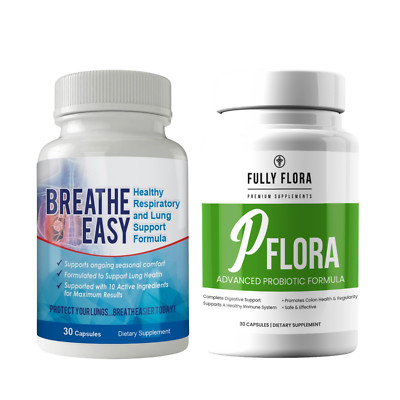 Respiratory System Lung Supplement Pflora Probiotic Support Immune Health Pills