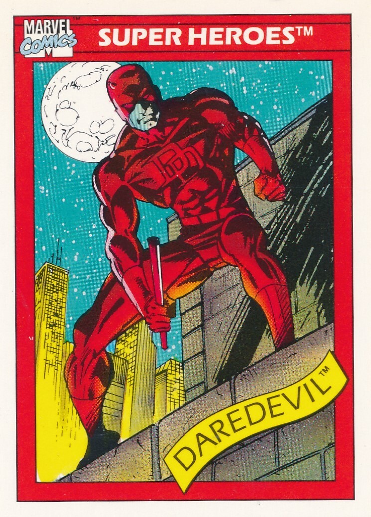 Marvel Universe Series 1 (Impel, 1990 series) #4 Daredevil NM/M