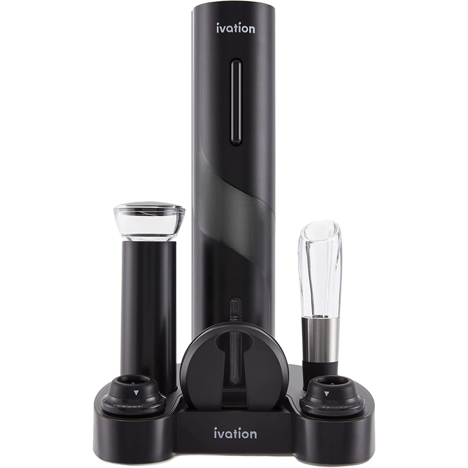 Ivation 7-Piece Electric Wine Opener Gift Set with Accessories
