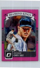 2016 panini donruss optic baseball chris sale diamond kings pink prizm #6