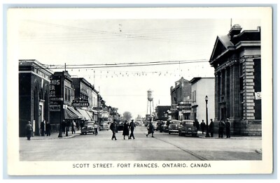 1949 Scott Street Jewellers Fort Frances Ontario Canada RPPC Photo Postcard
