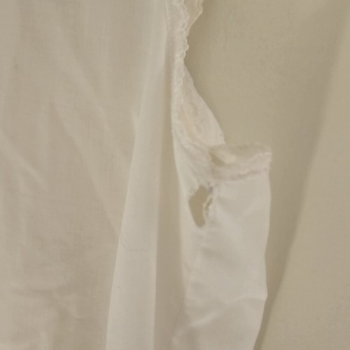 Camicia da notte senza maniche Lorraine taglia small lunghezza ginocchio bianca **LEGGI - Foto 9 di 13
