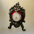 Heavy Pocket Watch Stand with Rocailien Bronze Circa 1880 (55991)