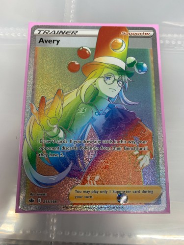 Avery - 211/198 - Secret Rare Chilling Reign - Pokemon Card - NM