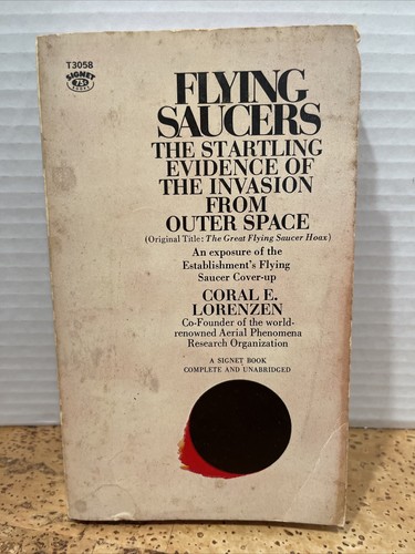 Flying Saucers Startling Evidence of Invasion Outer Space 1966 Paperback UFO