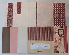 Close To My Heart That's Amore Scrapbooking Kit Adhesive Sheets Cardstock B&T