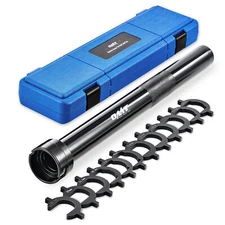 OMT 13pc Inner Tie Rod Removal Installation Tool Set w 12 SAE & Metric Adaptors