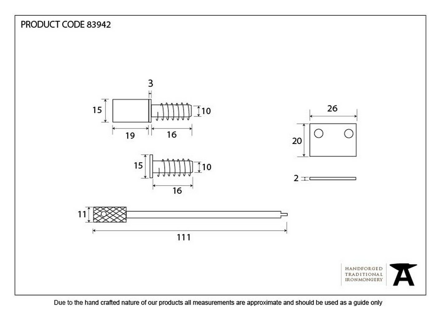 From The Anvil 83942 Polished Chrome Secure Stops (Pack of 4)