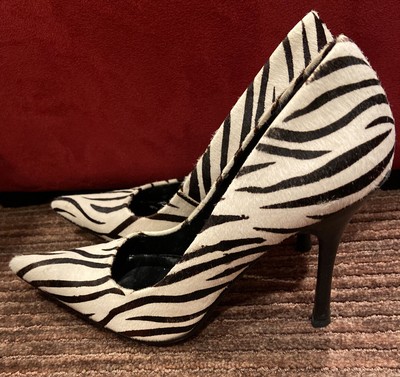 zebra print court shoes