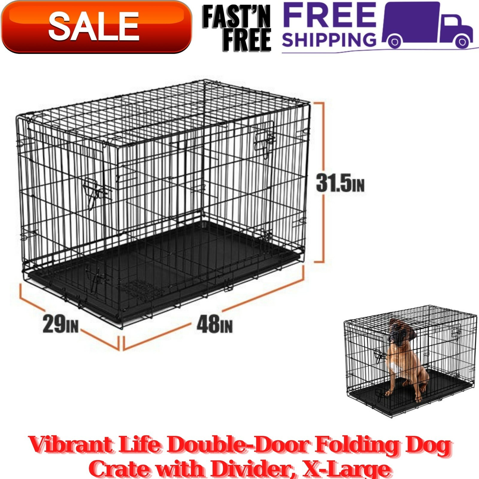 deluxe dog crate