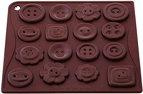 Selecto Bake - Stampo per cioccolatini in silicone con 18 bottoni, (R5d)